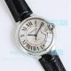 TW Factory Cartier Ballon Bleu Swiss 2824 Silver Face Leather Strap Copy Watch (3)_th.jpg